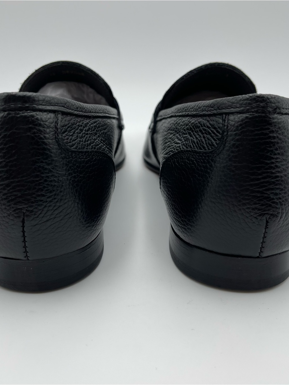 TO BOOT NEW YORK “DEVILLE” -SZ 12-Black pebbled Leather- Penny Loafers MSRP $450 - Picture 4 of 16